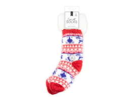 Wholesale Supersoft Printed Lounge Socks