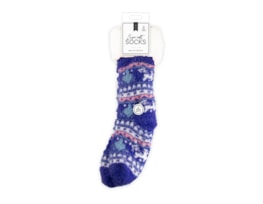 Wholesale Supersoft Printed Lounge Socks