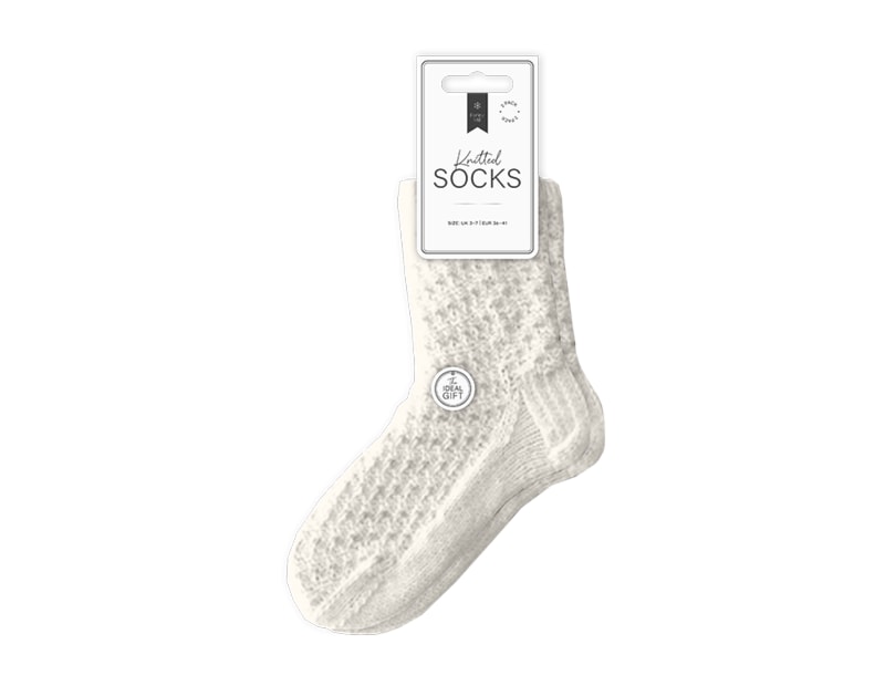 Wholesale Textured Supersoft Knitted Socks