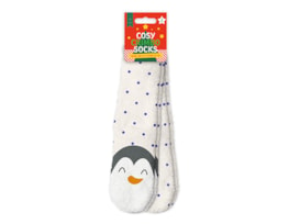 Wholesale Cosy Printed Socks with Grippers