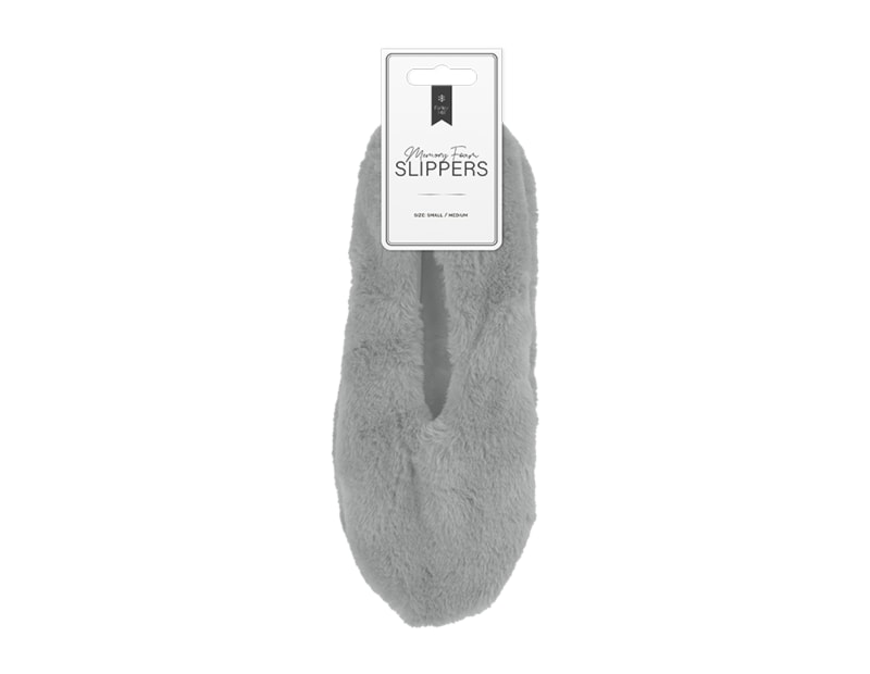 Wholesale faux Fur Slipper Socks with Memory Foam