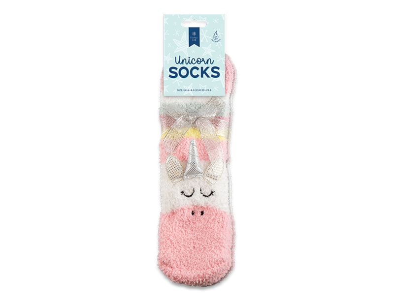 Wholesale Unicorn 3D Cosy Socks