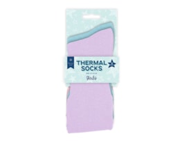 Wholesale Girls Thermal Socks 3pk