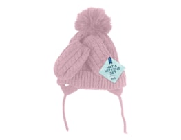 Wholesale Girls Hat & Mittens Set