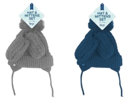 Wholesale Boys Hat & Mittens Set