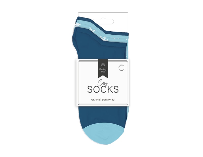 Wholesale Ladies Printed Crew Socks 5pk