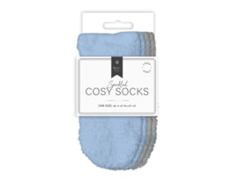 Wholesale Ladies Mixed Cosy Socks 2pk