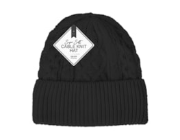 Wholesale Ladies Super Soft Cable Knit Hat