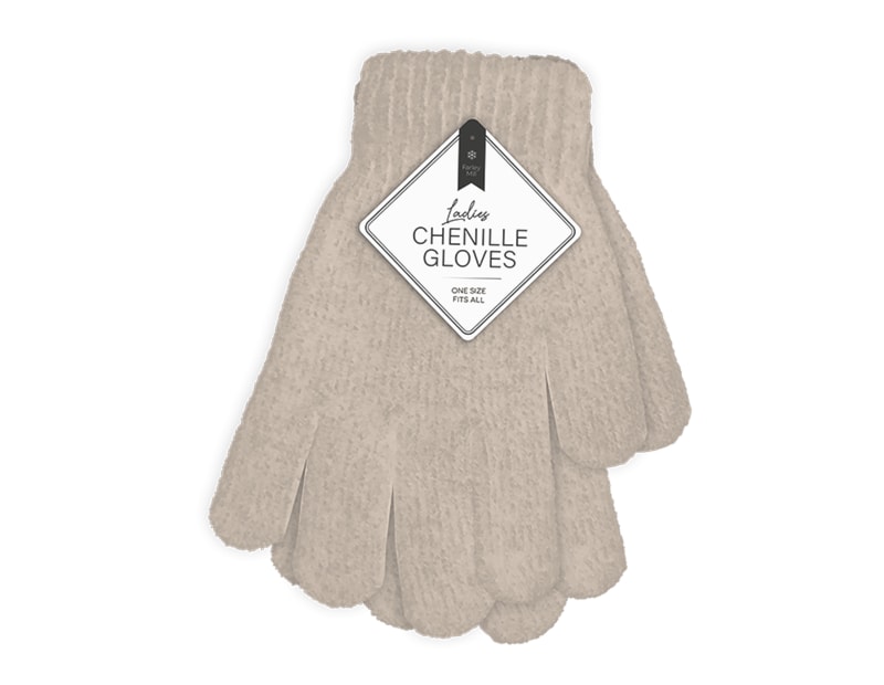 Wholesale Ladies Chenille Gloves