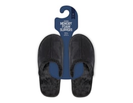 Wholesale Men's Suede Memory Foam Slippers