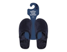 Wholesale Men's Suede Memory Foam Slippers