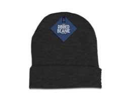 Wholesale Mens Ribbed Beanie with Tab