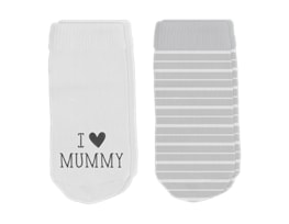 Wholesale Baby Printed Socks 2pk