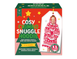 Wholesale Younger Kids Printed Snuggle Hoodie