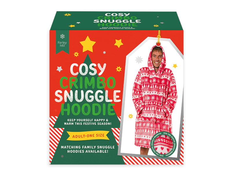 Wholesale Adults printed snuggle Hoodie.