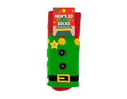 Wholesale Festive 3D Character Men's Socks