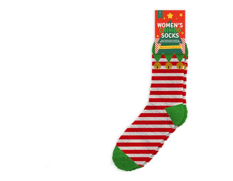 Wholesale Ladies Cosy Christmas Socks