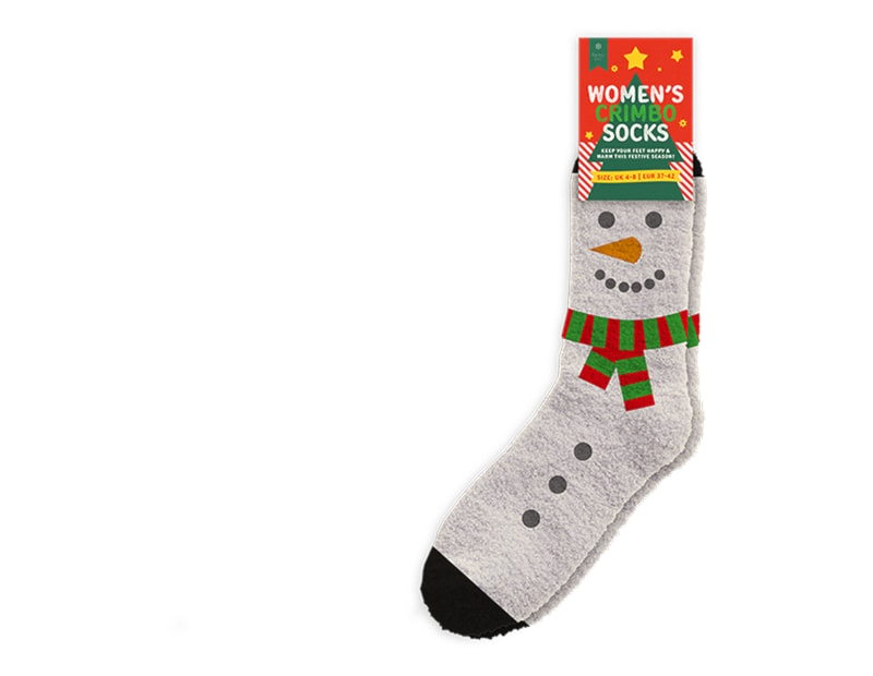 Wholesale Ladies Cosy Christmas Socks