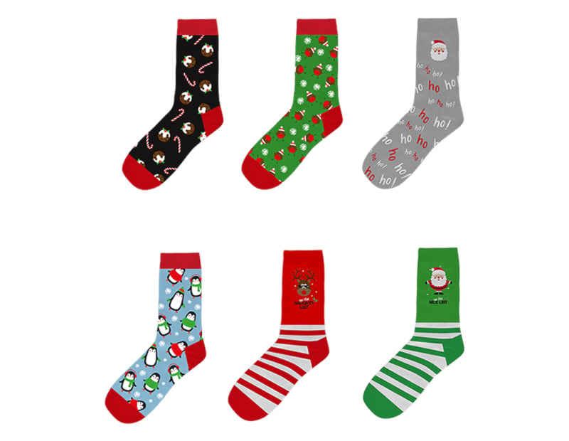 Wholesale Ladies Novelty Christmas Socks