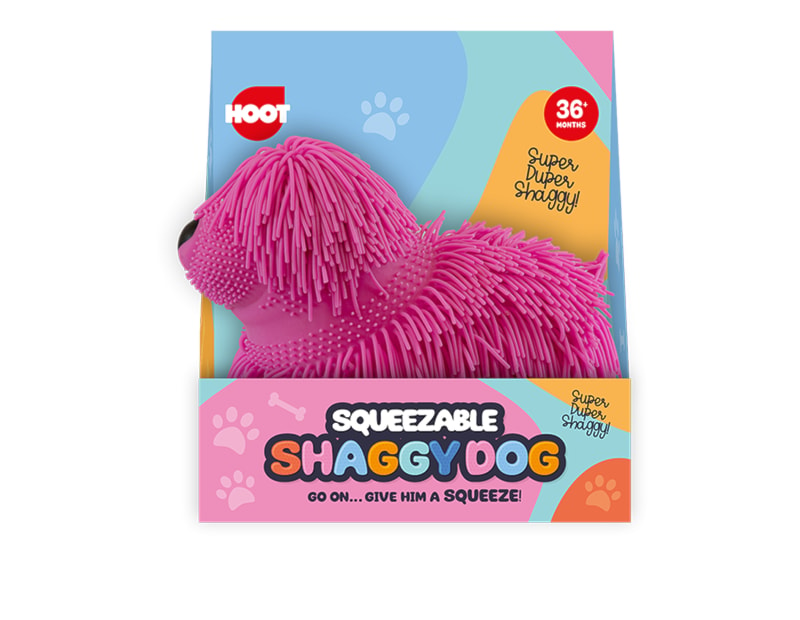 Wholesale Squeezable Shaggy Dog