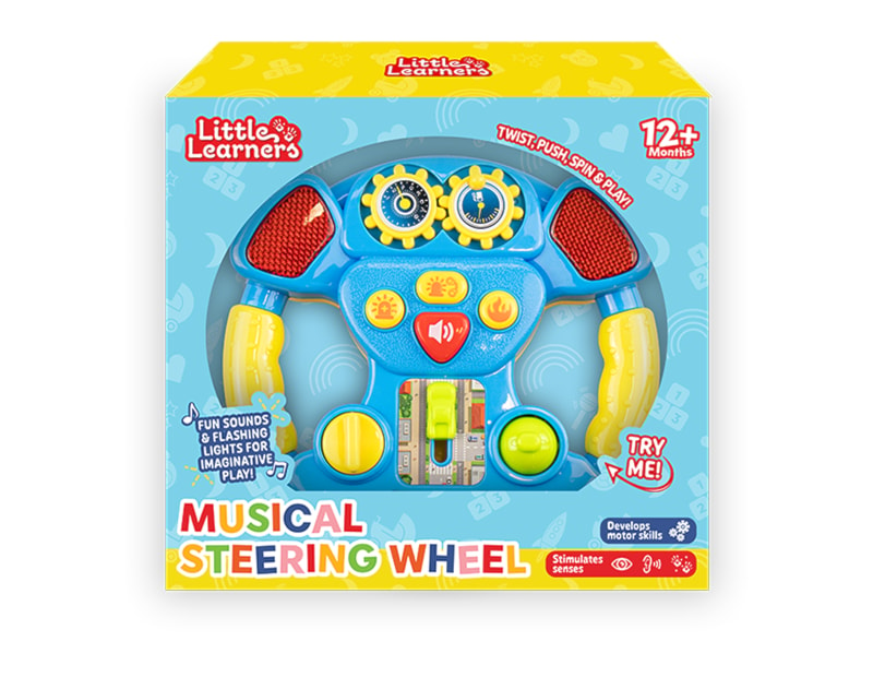 Wholesale Little Learners Musical Steering Wheel