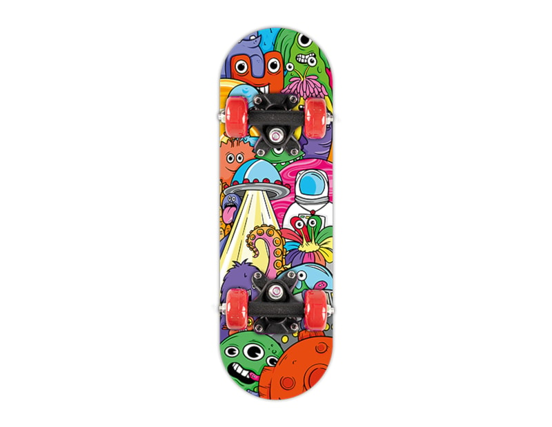 Wholesale Kids Printed Skateboard 17" PDQ