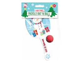 Wholesale Christmas Paddle Bat & Ball