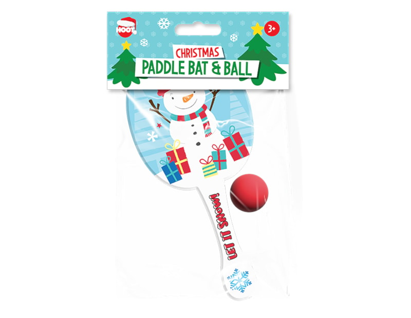 Wholesale Christmas Paddle Bat & Ball