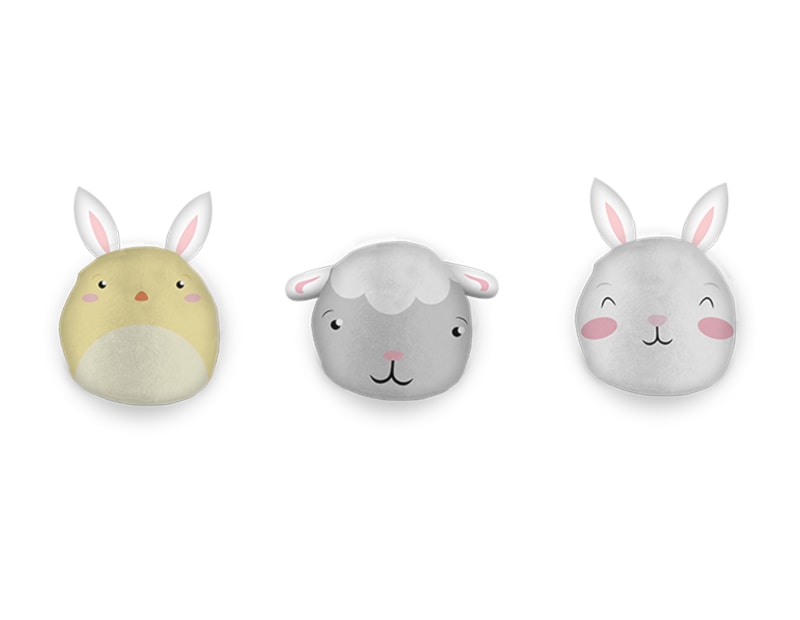 Wholesale Easter Plush Glitter Squishies PDQ