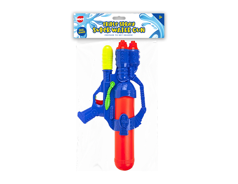 Wholesale Super Pump Triple Spray Water Gun