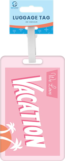 Wholesale Trend PVC Luggage Tag