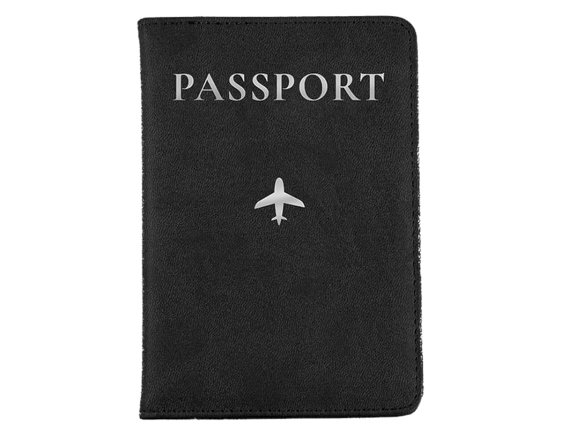 Wholesale Foil PU Leather Passport Cover PDQ