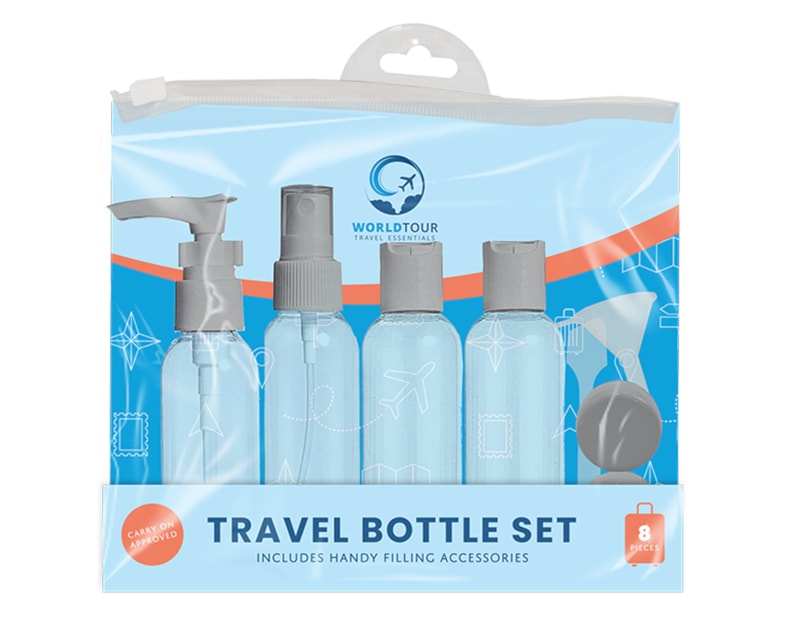 Wholesale Travel Bottle Set 8pc