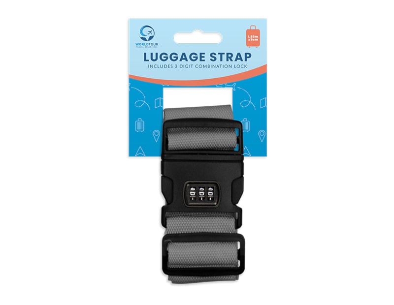 Wholesale Tri Combo Luggage Strap 1.8m