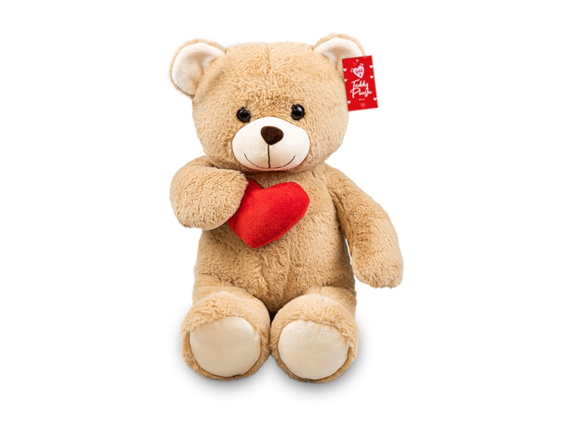 Wholesale Valentines Plush Bear With Heart 49cm