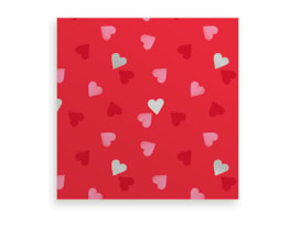 Wholesale Valentines Day square foiled gift box