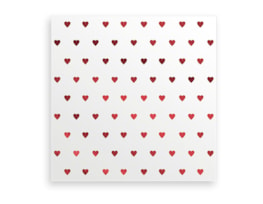 Wholesale Valentines Day square foiled gift box