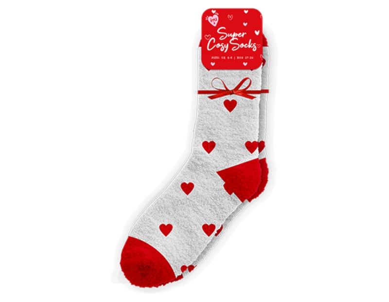 Wholesale Valentine's Ladies Cosy socks