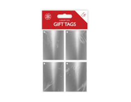 Wholesale Christmas Foil Gift Tags