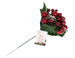 Wholesale Christmas Red Berry Pick