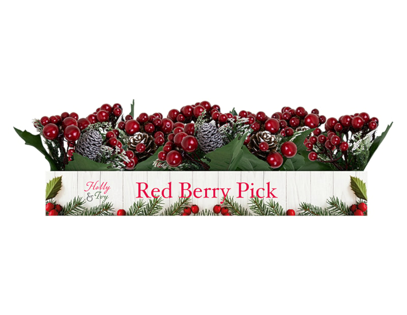 Wholesale Christmas Red Berry Pick