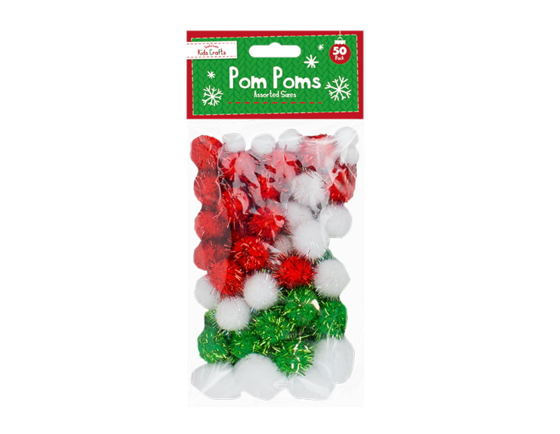 Wholesale Christmas Craft Pom Poms