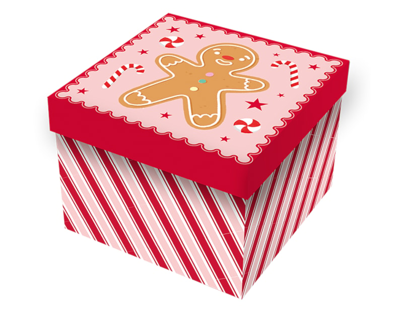 Wholesale Christmas Printed Square Gift Box | Bulk Buy Christmas Gift Boxes