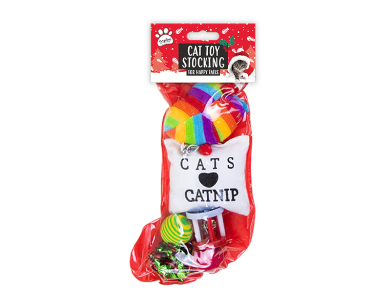 Wholesale Christmas Cat Toy Stockings