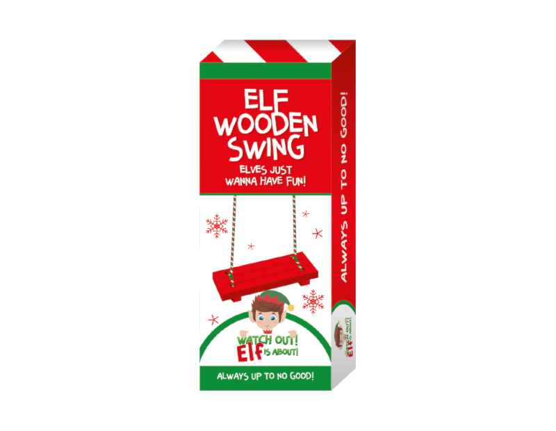 Wholesale Elf Wooden Swing