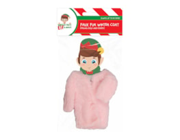 Wholesale Christmas Elf Faux Fur Winter Coat