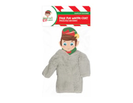 Wholesale Christmas Elf Faux Fur Winter Coat