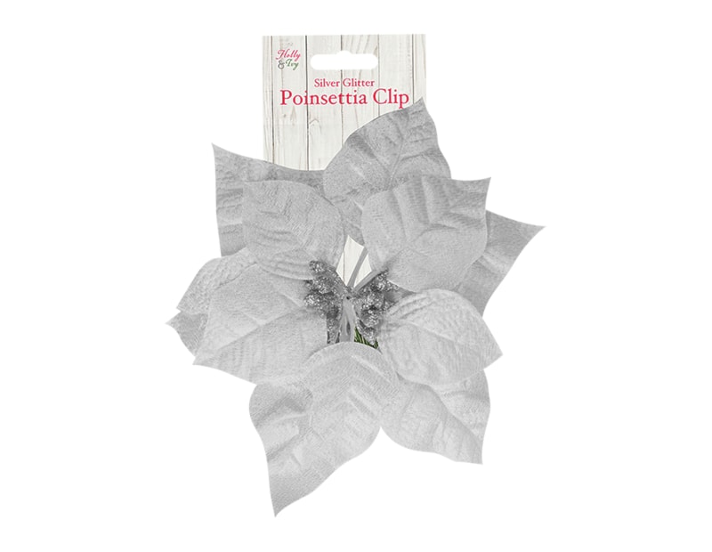 Wholesale Poinsettia Clip