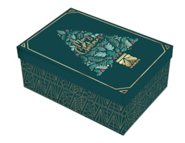 Wholesale Rectangle Foil Gift Box 17.5cm x 12cm