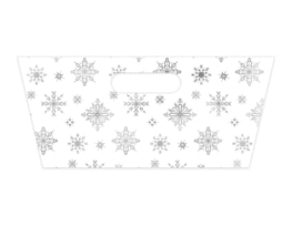 Wholesale Rectangle Printed Hamper Tray With Foil | wholesale christmas hampers